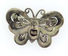 Sterling Silver Marcasite Butterfly Brooch