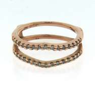 Fantastic Rose Gold Diamond Ring Guard