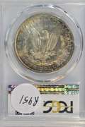 Nearly Gem BU 1882-CC Morgan Silver Dollar. PCGS MS64