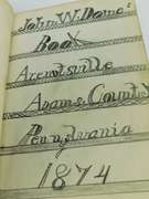 1872 The National Political Manual Antique Book