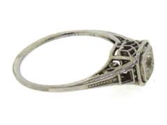 Vintage 18kt Old Mine Cut Diamond Ring