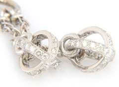 Incredible 18kt Garrard Chain Link Diamond Angel Sphere Bracelet