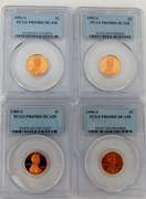 4 U.S. Graded Pennies