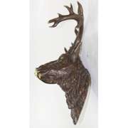 Wall Mount Deer - Buck Bronze Sculpture