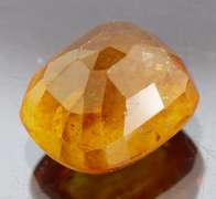 Very rich 6.39ct saffron yellow Sapphire