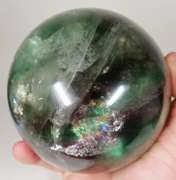 Captivating 9,000ct untreated Fluorite sphere