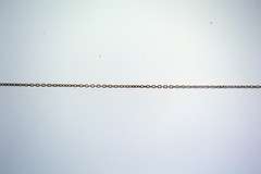 Sterling Silver Purple Stone Tear Drop Pendant With Chain