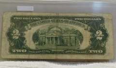 1928-G $2 Red Seal US Note, first Yr small size