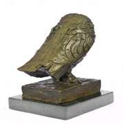 Modern Art Owl Bronze Sculpture