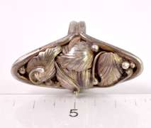 Sterling Silver Vintage Leaves Ring.