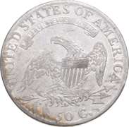 1817 Capped Bust Half Dollar - O-106a R4 Single Leaf