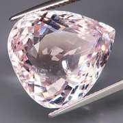 Huge 16.55ct UNTREATED platinum pink Morganite