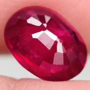 Glistening 2.41ct blood red Ruby
