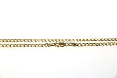 Gentle 14kt Yellow Gold Curb Chain Necklace