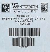 Thomas McKnight Hand Signed Serigraph, Bridgetown