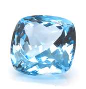 Superb 35.68ct Square Shaped Blue Topaz Gemstone