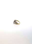 Exquisite 14kt Yellow Gold Diamond Cluster Ring