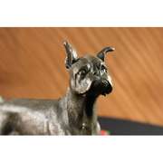 English Boxer Dog Bronze Sculpture
