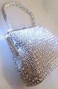 Luxurious and elegant ladies crystals evening purse / clutch hand made in the Czech Republic