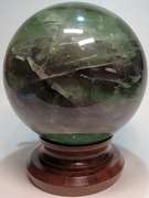 Captivating 9,000ct untreated Fluorite sphere