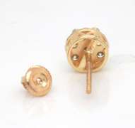 Beautiful Flower Style Diamond Earrings