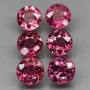 Ravishing 6.51ct rich pinkish violet Rhodolite Garnet set