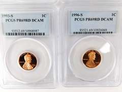 4 Graded U.S. Penny's