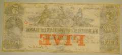 $ 5 Farmers & Merchants Bank Memphis Tenn