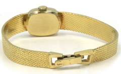 LADIES 14 KT GOLD OMEGA WATCH