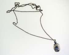 Sterling Silver Pearl Drop Necklace