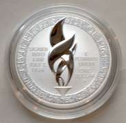 2014 Civil Rights Act of 1964 Proof Silver Dollar.