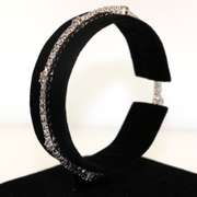 Delicate 14kt Diamond Link Bracelet
