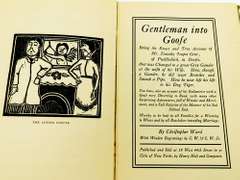 Gentleman Into Goofe Antique Book, 1st Edition