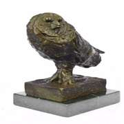 Modern Art Owl Bronze Sculpture