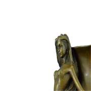 Vase Planter Bronze Statue