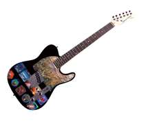 Steve Perry Autographed Signed Journey Custom Photo Graphics Guitar ACOA