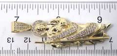 Yellow Gold Religious Saint Pendant