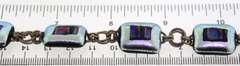 Sterling Silver Square Link Bracelet