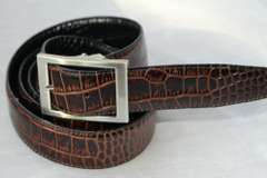 Fine Quality Reversable Leather Belt, Made In Italy