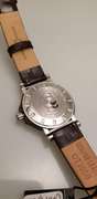 Italian elegant women’s watch Officina Del Tempo with brown crystal baguettes and crystal hour markers
