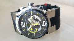 Italian sport men’s watch Officina Del Tempo Chrono Swiss Movement, Sapphire crystal, 100M water resistance