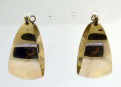 Sterling Silver wide Hoop Earrings