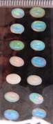 Charming Group of 14 Oval Cut Ethiopian Opal Gemstones, 4.16cts