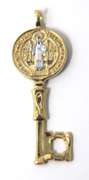San Benito Key Religious Pendant