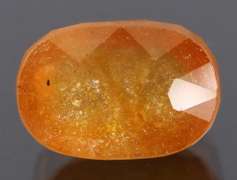Stunning 8.3ct orange Mozambique Sapphire