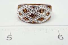 Band Style Multi Color Sterling Silver Ring