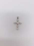 14kt White Gold Diamond Pendant