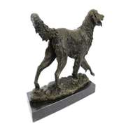 Golden Retriever Bronze Sculpture
