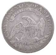 1828 Capped Bust Half Dollar - Large 8's - 108