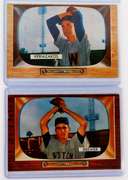 2 Bowman 1955 Baseball Cards